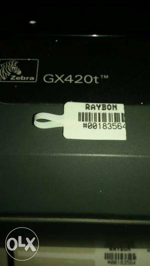 Zebra GX420T its label printer. Garment tag