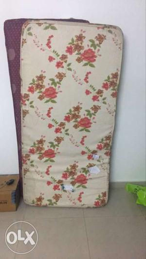 Beige Floral Mattress