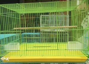 Birds cage imported folding and tray type brand