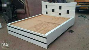 Brand new double bed with storage