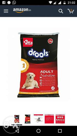 Drools 15 kg pack got it for dog, but she is not