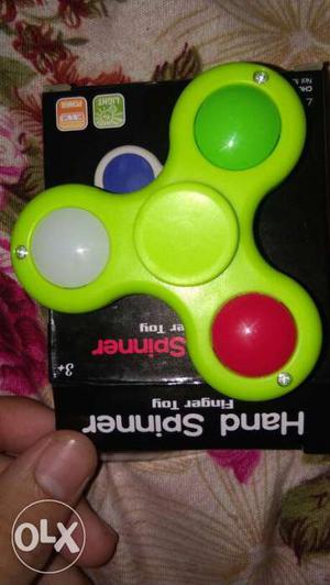 Fidget spinner new packed with finishing led