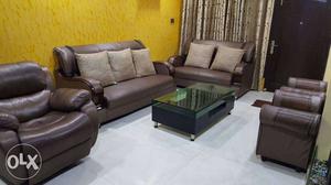 Full sofa set with 3 seater and 2 seater sofa. 2