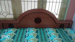Good quality double bed cot strong wooden 5x7 (without bed)