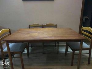 Lightweight 6 seater dining table