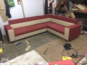 New L shape sofa set with 10 year guarantee. lots