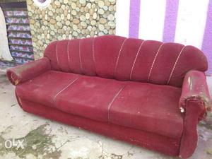 Red Cushion Couch
