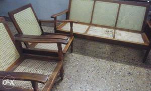 Solid teak wood,5feater3+1+1set for sale