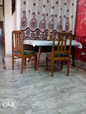 Teak Wood Dining Table of 4 chairs