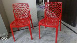 Urgent sale Supreme make pair of chairs brought for rs