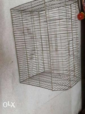 Brown Metal birds Cage