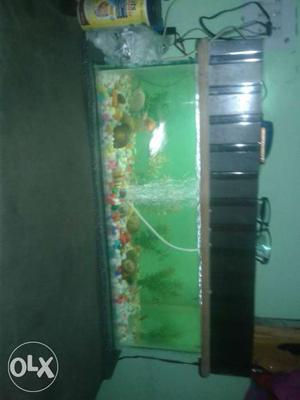 Fish aqurium stander size wooden top with only