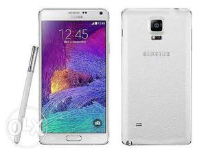 Galaxy Note 4 with bill and accessories
