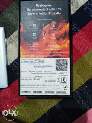 LYF Flame8, White 4G with VoLTE, 4.5 Screen,