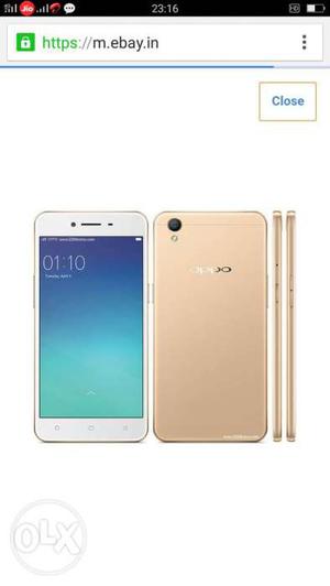 Oppo A37 only sale no exchang Only 5days use
