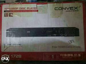 Black Convex Hdp Disc Player Box