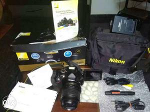 Black Nikon d DSLR Camera Set With Box