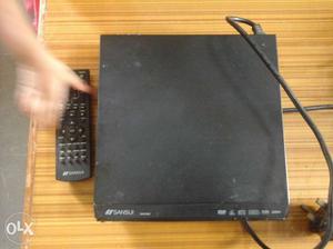 Black Sansui Media Player With Remote