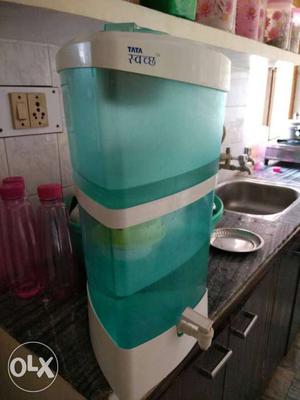 Blue And White Tata Brand Water Dispenser