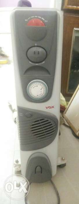Gray And White VQX Tower Heater