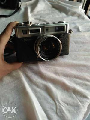 Grey And Black SLR Camera