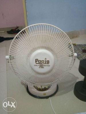 Grey Pooja Desk Fan