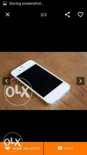 Iphone 4s in mint condition 8gb only charger