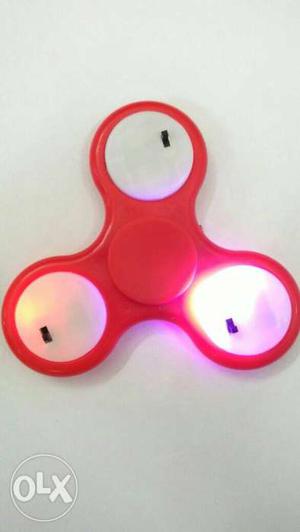 LED fidget spinner with unused condition, new