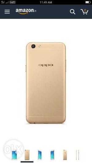 Oppo f3 only for 26 day Old Warnnty and bill.