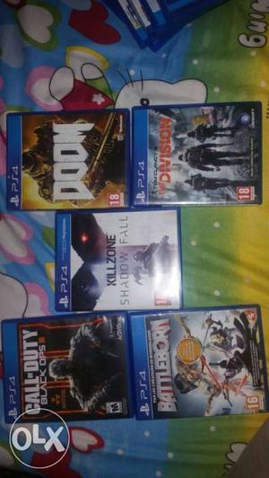 PS4 Game Cases Lot