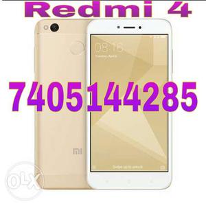 Redmi 4 32gb Gold/black New Seal Pack Mobile Redmi 4a=