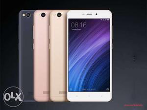 Redmi 4a Seal pack new phone. Available in Dark grey & Gold