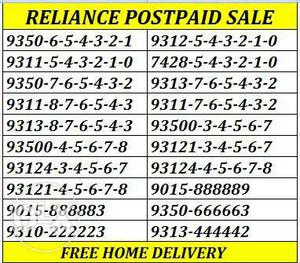 Reliance Postpaid Sale Photo