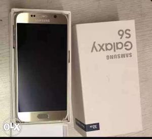 Samsung galaxy s6 32gb gold.with full kit