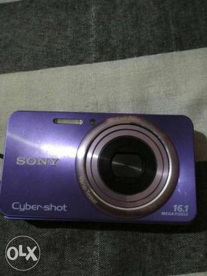 Sony DSC- W570 camera with 4 gb memory card and pouch