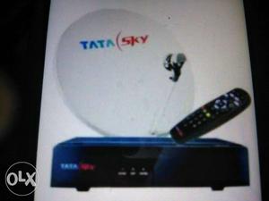 Tata Sky Satellite Dish With Remote And Controller