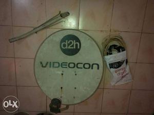Videocon Dth Dish+Box+3 Floor Cable+