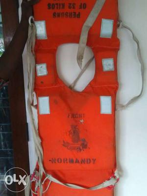 9 No's life jacket, one lifejacket rs.500