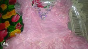 A very magnificent and preety pink dress.customer