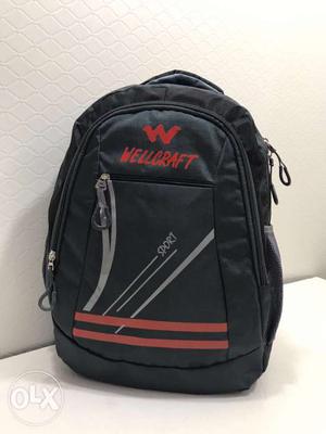Black And Red Hellcraft Backpack
