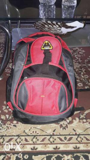 Black black and red bag in a good condition for