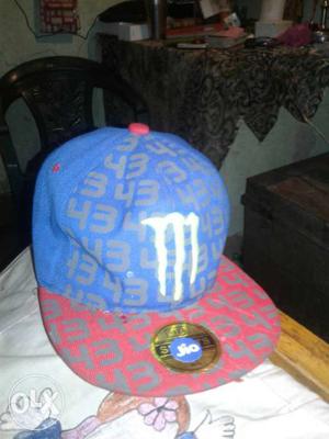 Blue And Red Closed Cap