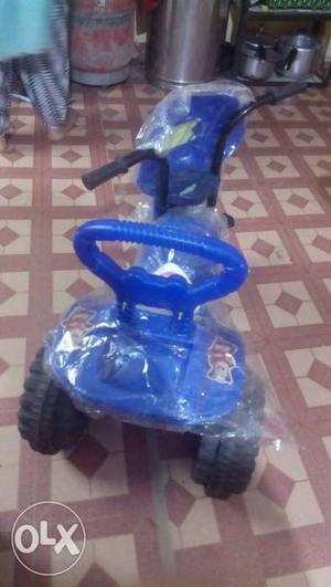Blue Kids tricycle. New condition. With Song speaker