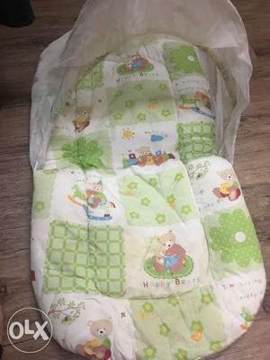 Branded excellent quality and soft baby bed with