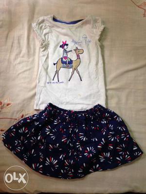 Branded skirt-top for 1-2 year old girl Brand is