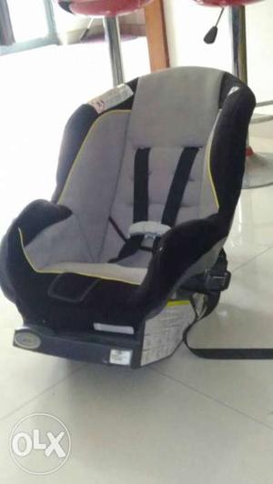 Gray And Black Booster Seat