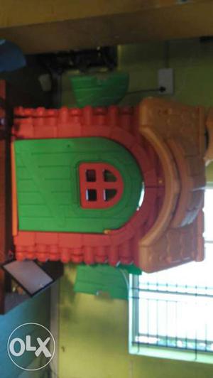Green, Red, And Orange House Playset