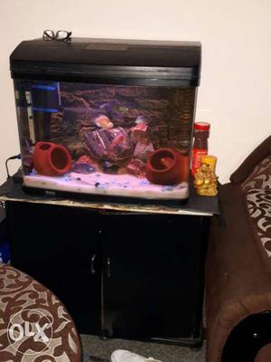 Imported fish tank 2ft... with stand, filter and