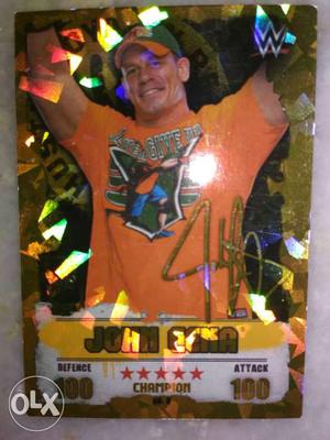 John Cena Topps Slam Attax Trading Card