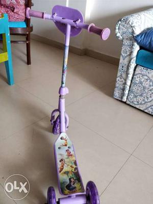 Kids Scooter 3-wheels with Tinker Bell pics